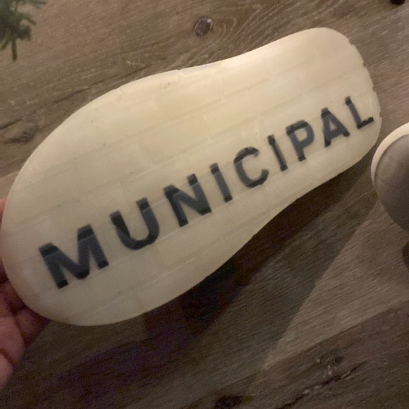 NWT [Municipal] Podium M.Float Slides Sandals White/Black Men’s Sz 11 w Dustbag! - Picture 10 of 15